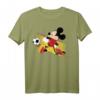 HapMonkey Mickey Mouse Germany Soccer Uniform Portrait T-Shirt – Offiziell lizenziertes Disney Fanshirt für Fans und Sammler