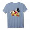 HapMonkey Mickey Mouse Germany Soccer Uniform Portrait T-Shirt – Offiziell lizenziertes Disney Fanshirt für Fans und Sammler