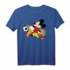 HapMonkey Mickey Mouse Germany Soccer Uniform Portrait T-Shirt – Offiziell lizenziertes Disney Fanshirt für Fans und Sammler