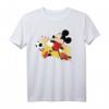 HapMonkey Mickey Mouse Germany Soccer Uniform Portrait T-Shirt – Offiziell lizenziertes Disney Fanshirt für Fans und Sammler