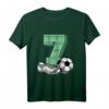 Kinder 7. Geburtstag Fussball T-Shirt – Perfektes Geschenk für kleine Fußballer, Jungen und Mädchen, mit Fußball, Schuhen und Zahl 7