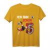 Kinder 5. Geburtstag Fußball T-Shirt für Jungen und Mädchen – Perfektes Geschenk für kleine Fußballer zum 5. Geburtstag