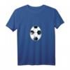 Oster T-Shirt für Kinder mit Fußball und Osterei Design – Lustiges Outfit zur Eierjagd und perfektes Geschenk zu Ostern oder Geburtstag