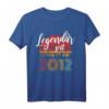 Lustiges 12. Geburtstag T-Shirt für Jungen und Mädchen - Witzige Geschenkidee und Dekoration zum 12. Geburtstag 2012