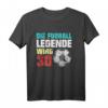 30ter Geburtstag Fußball Legende T-Shirt – Lustiges Geschenk für Geburtstagsfeier und Fußballfans