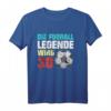 30ter Geburtstag Fußball Legende T-Shirt – Lustiges Geschenk für Geburtstagsfeier und Fußballfans