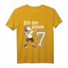 Kinder Fußball T-Shirt zum 7. Geburtstag - Cooles Geschenk für Jungen und Mädchen mit Dab Pose & Fußballmotiv