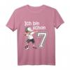 Kinder Fußball T-Shirt zum 7. Geburtstag - Cooles Geschenk für Jungen und Mädchen mit Dab Pose & Fußballmotiv