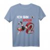 Kinder 2. Geburtstag Junge Fußball T-Shirt – Originelles Geschenk für kleine Fußballer, perfekt für Geburtstag & Feierlichkeiten
