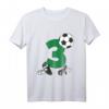 Kinder Geburtstagsshirt 3 Jahre Fußball T-Shirt - Perfektes Outfit für den 3. Geburtstag, Fußballfans & Geburtstagsfeiern für Jungen & Mädchen