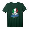 Italien Forza Azzurri Fußball T-Shirt mit Nationalflagge – Perfektes Geschenk für Fans der italienischen Nationalmannschaft