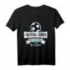 Sport Kind T-Shirt mit Fußballmotiv - Zum Fußball geboren & zur Schule gezwungen, klassisch geschnitten