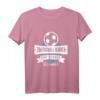 Sport Kind T-Shirt mit Fußballmotiv - Zum Fußball geboren & zur Schule gezwungen, klassisch geschnitten