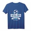 Sport Kind T-Shirt mit Fußballmotiv - Zum Fußball geboren & zur Schule gezwungen, klassisch geschnitten
