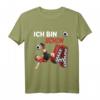 Kinder 4. Geburtstag Junge Fußball T-Shirt – Perfektes Geschenk für fußballbegeisterte Kinder zum Geburtstag