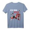Kinder 4. Geburtstag Junge Fußball T-Shirt – Perfektes Geschenk für fußballbegeisterte Kinder zum Geburtstag