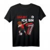 Kinder 7. Geburtstag Fußball T-Shirt für Jungen - Coole Dab Pose, Fußballmotiv und Zahl 7 als Geschenkidee für Geburtstagskinder