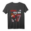 Kinder 7. Geburtstag Fußball T-Shirt für Jungen - Coole Dab Pose, Fußballmotiv und Zahl 7 als Geschenkidee für Geburtstagskinder