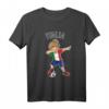 Dabbing Fußball Mädchen mit Italien Trikot - Kinder Italia T-Shirt für Fußballfans, Geburtstagsgeschenk & Fanartikel