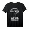Fußball Spieler Legende April Geburtstagsshirt für Jungen & Männer – Perfektes Fußball Geburtstag Outfit für Kinder, Jugendliche, Onkel & Väter