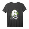 Kinder 6. Geburtstag Junge Fußballer Fußball T-Shirt - Cooles Geburtstagsoutfit für kleine Fußballfans