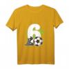 Kinder 6. Geburtstag Junge Fußballer Fußball T-Shirt - Cooles Geburtstagsoutfit für kleine Fußballfans