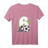 Kinder 6. Geburtstag Junge Fußballer Fußball T-Shirt - Cooles Geburtstagsoutfit für kleine Fußballfans