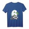 Kinder 6. Geburtstag Junge Fußballer Fußball T-Shirt - Cooles Geburtstagsoutfit für kleine Fußballfans