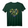 Brasilien Herzschlag Fußball Strand Flagge T-Shirt – Kulturelle Erinnerung für Reisende, Fußballfans & Strandurlauber