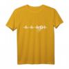 Herzschlag EKG Fußball T-Shirt – Perfektes Geschenk für Fußballspieler, Trainer und Fans zu Weihnachten & Geburtstag