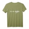 Herzschlag EKG Fußball T-Shirt – Perfektes Geschenk für Fußballspieler, Trainer und Fans zu Weihnachten & Geburtstag