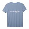 Herzschlag EKG Fußball T-Shirt – Perfektes Geschenk für Fußballspieler, Trainer und Fans zu Weihnachten & Geburtstag