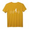Fußball Herzschlag T-Shirt – Originelles Geschenk für Fußballer, Fans & Teams für Geburtstag, Weihnachten & Freizeit