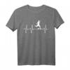 Fußball Herzschlag T-Shirt – Originelles Geschenk für Fußballer, Fans & Teams für Geburtstag, Weihnachten & Freizeit