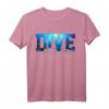 Taucher T-Shirt - DIVE Tauchen Urlaub Ozean Shirt als Geschenk für Meeresliebhaber und Tauchfans