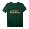 Tennisspieler Sprüche Tennis Sport Evolution Aufschlag T-Shirt – Lustiges Tennis Motiv für Hobby- und Profispieler, ideal als Geschenk zu Weihnachten oder Geburtstag