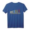 Tennisspieler Sprüche Tennis Sport Evolution Aufschlag T-Shirt – Lustiges Tennis Motiv für Hobby- und Profispieler, ideal als Geschenk zu Weihnachten oder Geburtstag