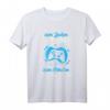 Lustiges Gamer T-Shirt - Zum Zocken geboren zum Arbeiten gezwungen mit Gaming Controller Motiv für Männer und Frauen
