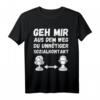 Geh Mir Aus Dem Weg Du Unnötiger Sozialkontakt - Lustiges Gaming T-Shirt für Gamer, Zocker & E-Sport-Fans, Perfekt als Geschenk zum Geburtstag