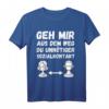 Geh Mir Aus Dem Weg Du Unnötiger Sozialkontakt - Lustiges Gaming T-Shirt für Gamer, Zocker & E-Sport-Fans, Perfekt als Geschenk zum Geburtstag