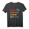 2004 Geboren 20. Geburtstag Gamer T-Shirt für Damen und Herren mit Retro Gaming Controller - Perfektes Outfit für die Geburtstagsparty