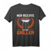 Herren Grill & Barbecue Spruch T-Shirt | Lustiges BBQ Mir Reichts Ich Geh Grillen Geschenk für Männer, Väter & Opa