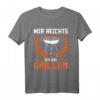 Herren Grill & Barbecue Spruch T-Shirt | Lustiges BBQ Mir Reichts Ich Geh Grillen Geschenk für Männer, Väter & Opa