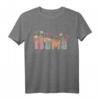 Mama Niedliche Blumen Gartenarbeit T-Shirt – Klassisch geschnitten, perfekt für Gärtnerinnen und Blumenliebhaberinnen