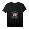 Damen Gärtnerin T-Shirt mit V-Ausschnitt - Lustiges Gartenmotiv 'Nur noch eine Pflanze versprochen' für Naturliebhaber und Hobbygärtnerinnen