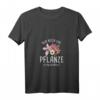 Damen Gärtnerin T-Shirt mit V-Ausschnitt - Lustiges Gartenmotiv 'Nur noch eine Pflanze versprochen' für Naturliebhaber und Hobbygärtnerinnen