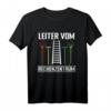 Lustiges Gärtner T-Shirt mit Spruch 'Leiter Rechenzentrum!' – Perfektes Outfit für Hobbygärtner, Gärtnerinnen und Gartenchefs