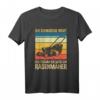 Herren Gärtner T-Shirt mit Spruch - Ich schnarche nicht, ich träum ich wär ein Rasenmäher - Lustiges Gartenmotiv für Hobbygärtner & Naturfreunde