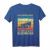 Herren Gärtner T-Shirt mit Spruch - Ich schnarche nicht, ich träum ich wär ein Rasenmäher - Lustiges Gartenmotiv für Hobbygärtner & Naturfreunde