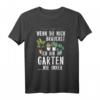 Garten Geschenk Damen Floristin Hobbygärtner T-Shirt mit Blumenmotiv für Gartenliebhaber und Landschaftsgärtner